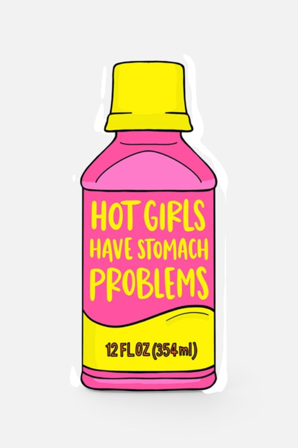 Brittany Paige Hot Girls Have Stomach Problems Sticker