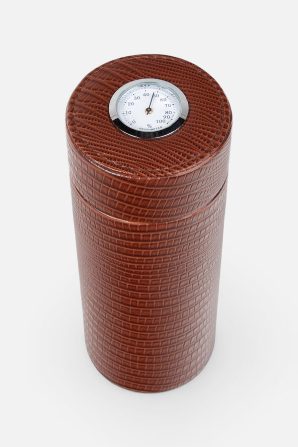 Brouk & Co. Brown Lizard Travel Cigar Humidor