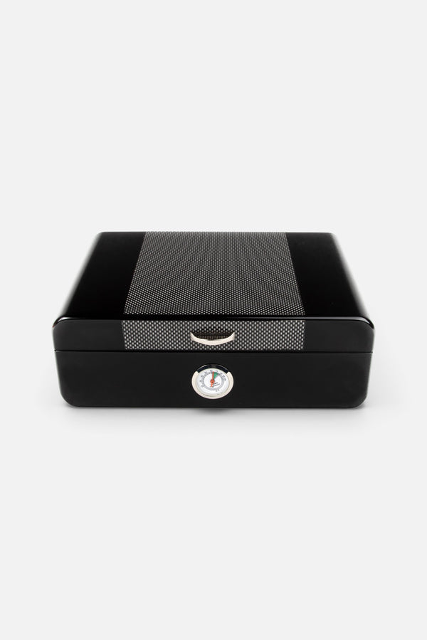 Brouk & Co. Lorenzo Cigar Humidor in Black