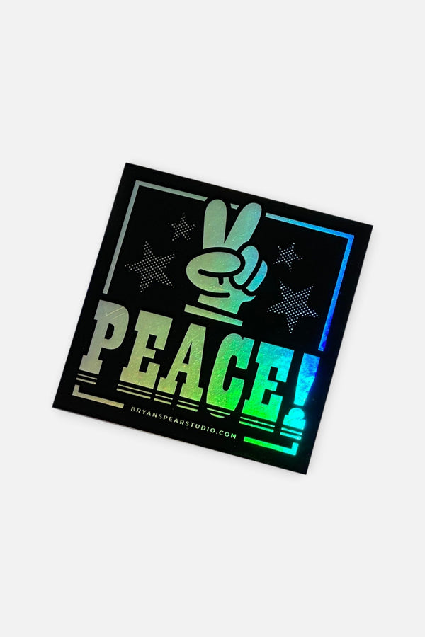 Bryan Spear Studio Peace Sticker