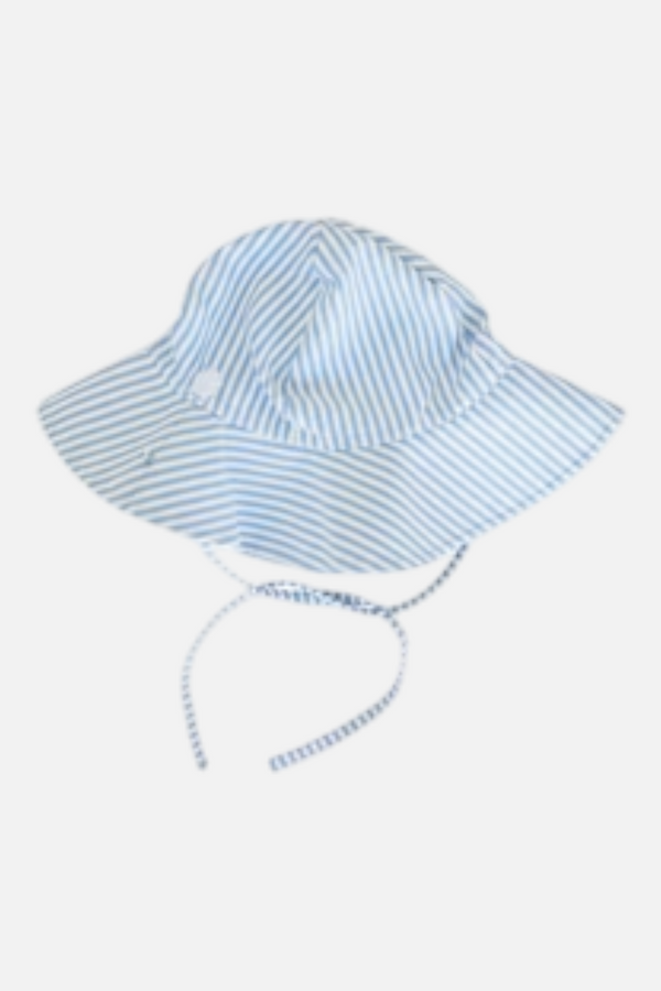 Caden Lane Blue Seersucker Sun Hat