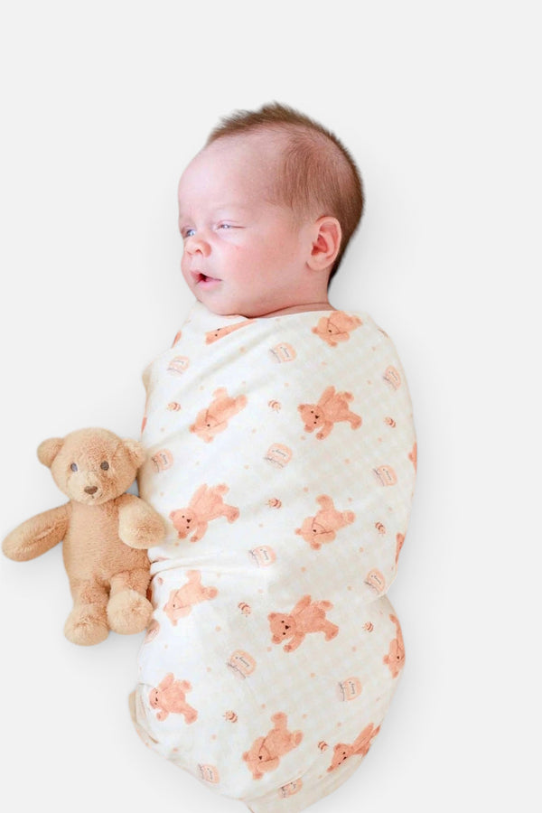 Caden Lane Honey Bears Oversized Swaddle