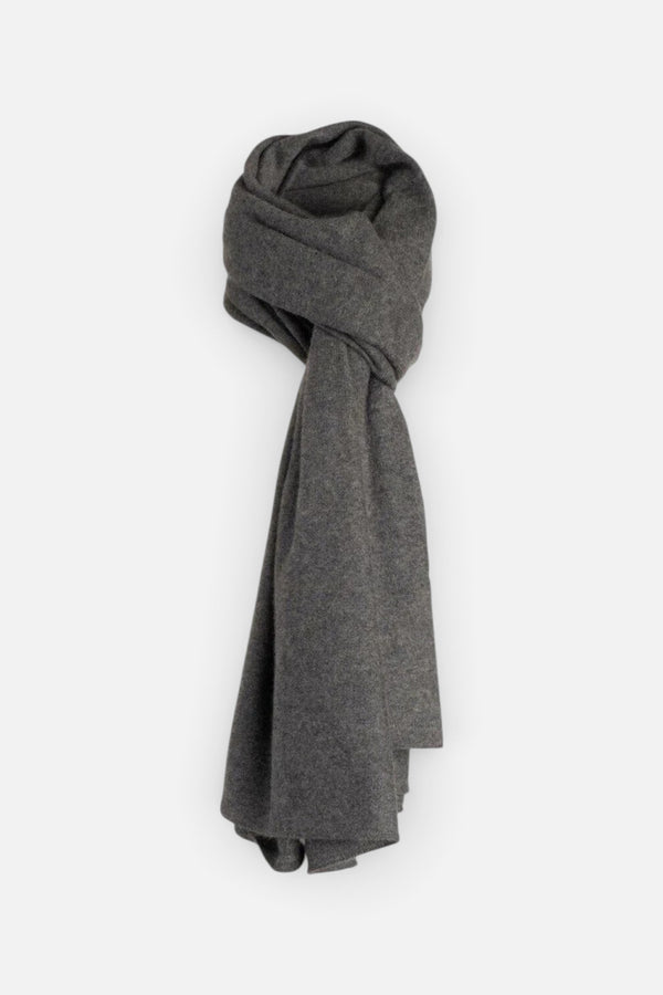 Cashmere Knit Throw/Scarf - Granite