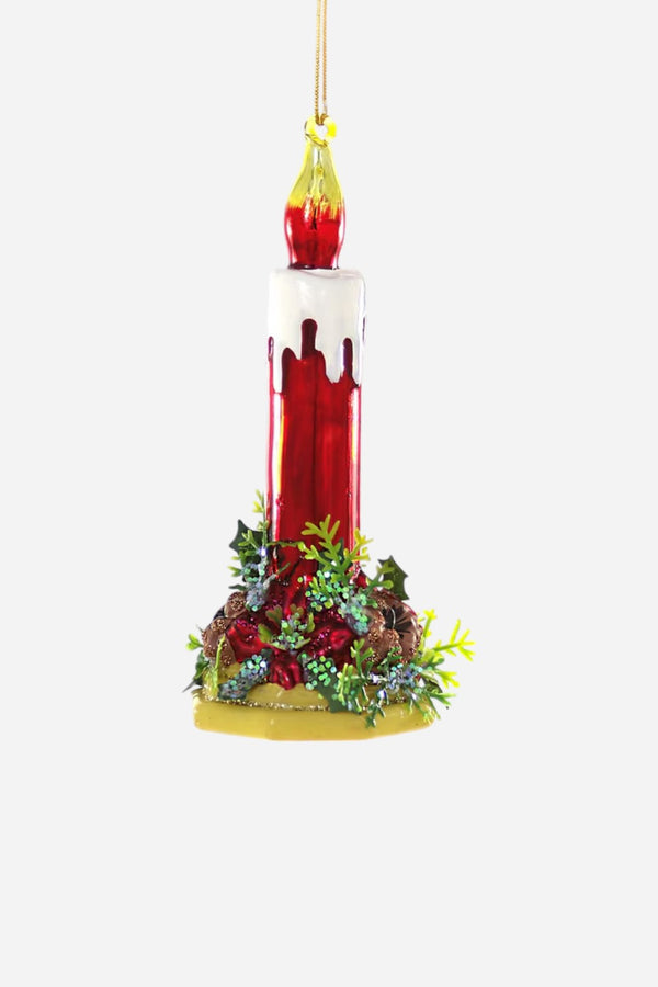 Christmas Kitschy Candle Ornament