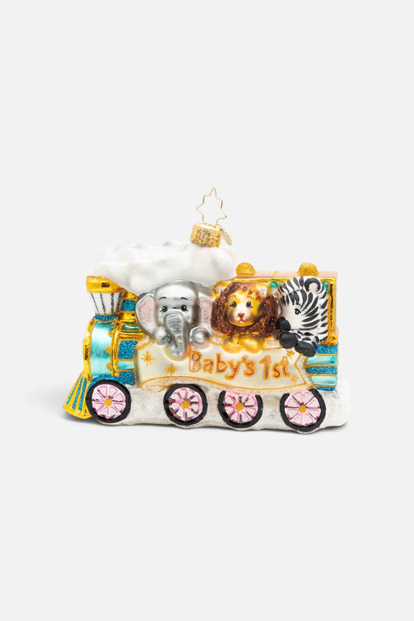 Christopher Radko Baby's First Tiny Travelers Ornament