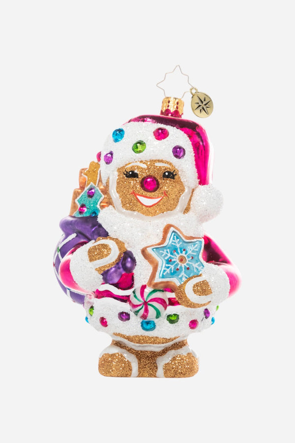 Christopher Radko Gingersnap Santa Ornament