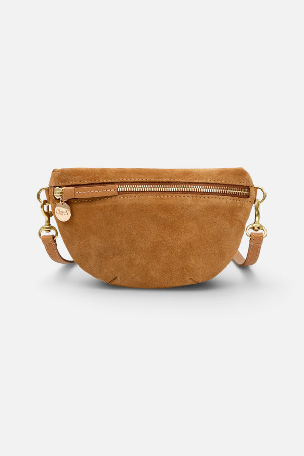 Clare V Petite Fanny in Caramel Suede