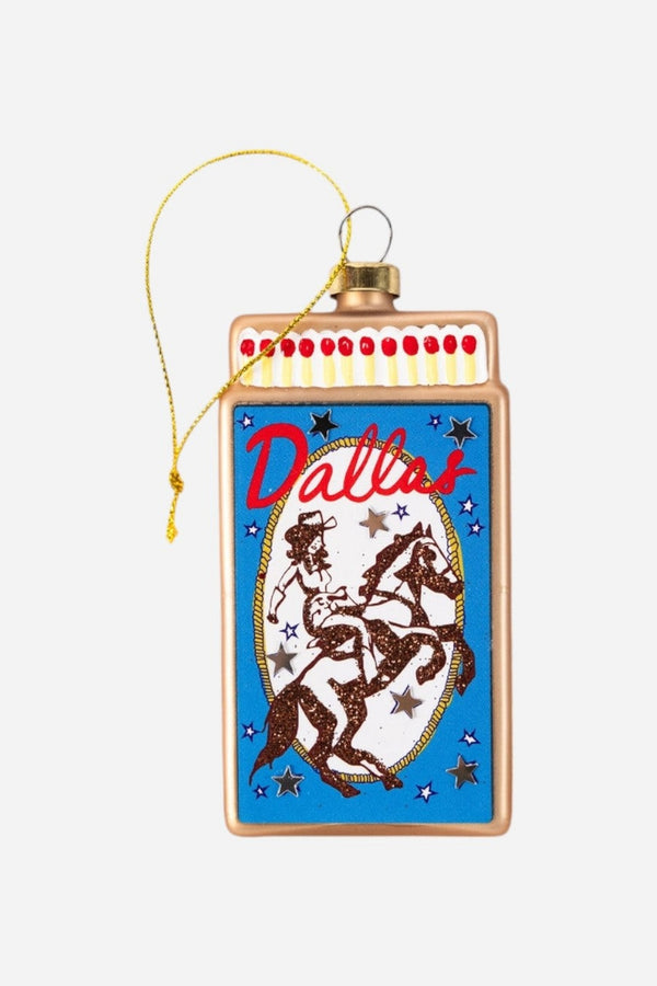 Dallas Matchbook Ornament