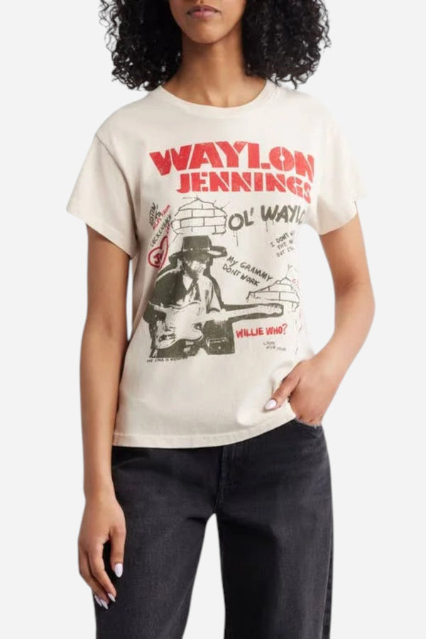 Daydreamer LA Waylon Jennings Ol' Waylon Graphic T-Shirt