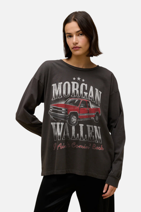 Daydreamer LA Women's Morgan Wallen Ain't Coming Back Merch Long Sleeve Tee