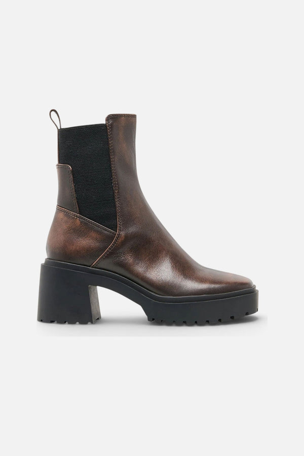 Dolce Vita Grizly H2O Boots in Brown Leather