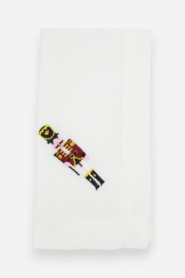 Embroidered Nutcracker Napkin Set of 4