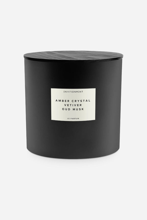 Environment Candles Amber Crystal | Vetiver | Oud Musk 4-Wick Candle