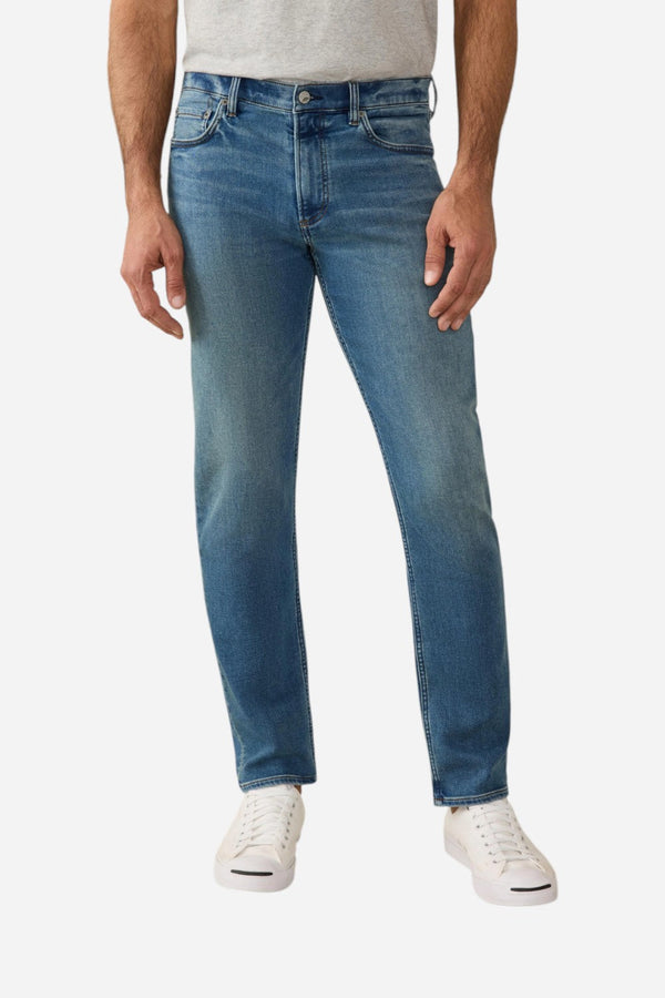 Faherty Stretch Terry Indigo 5 Pocket Pant in Storm Harbor Wash