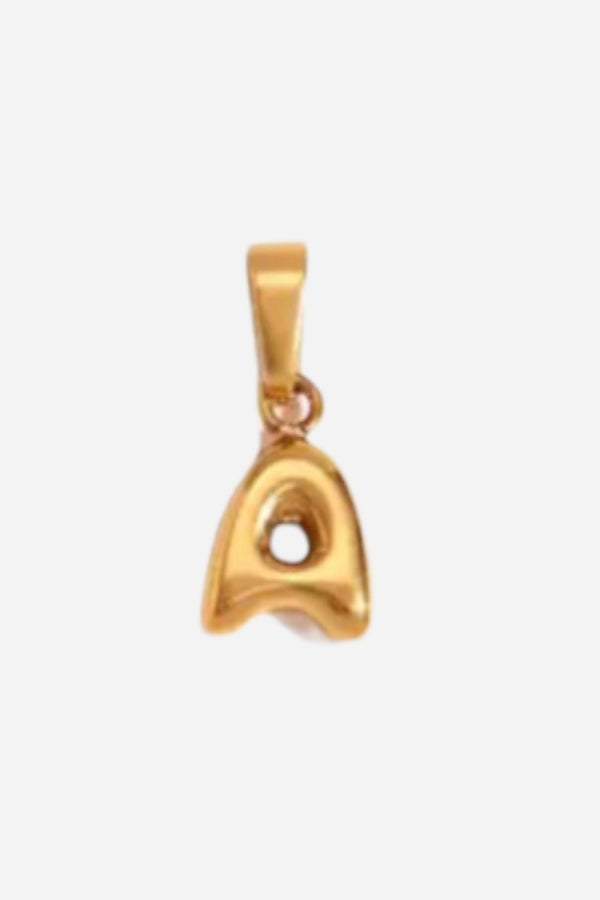 Farrah B Bubble Letter Charm A
