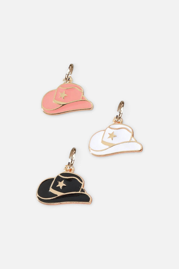 Farrah B Hat Charm Black