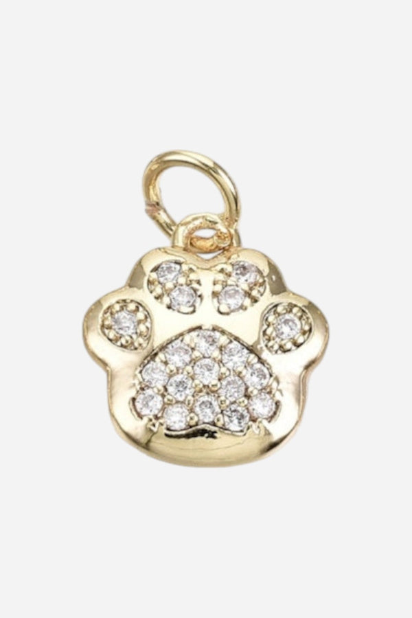 Farrah B Paw Pave Charm