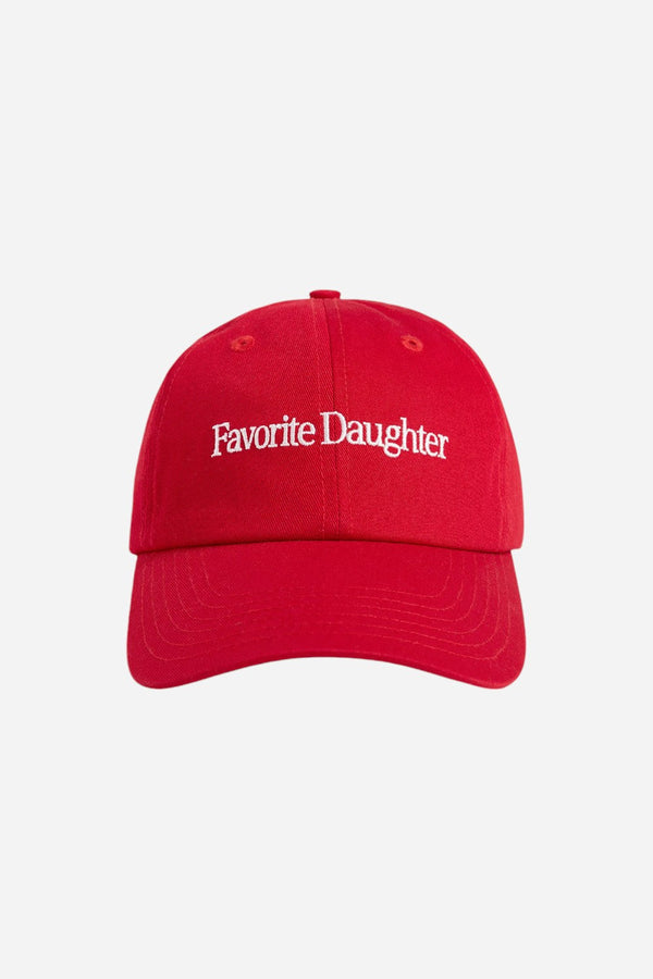 Favorite Daughter Classic Logo Baseball Hat Red