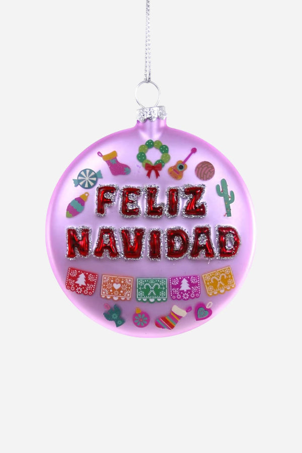 Feliz Navidad Ornament