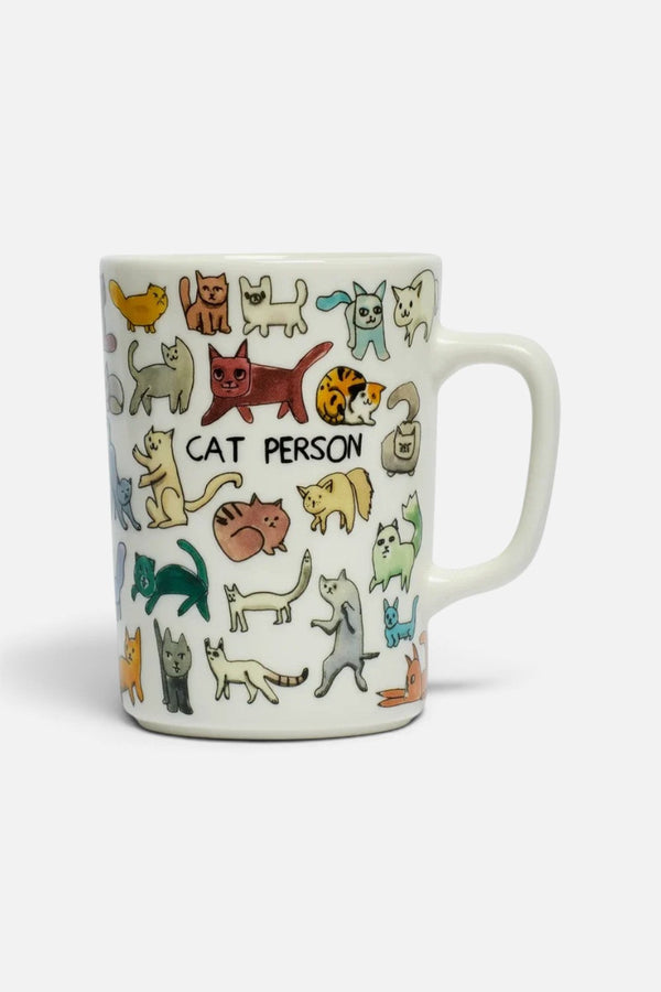Fishs Eddy Cat Person Mug