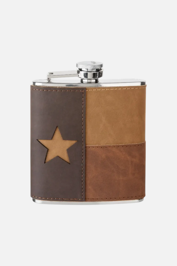Foster & Rye TX Leather Flask