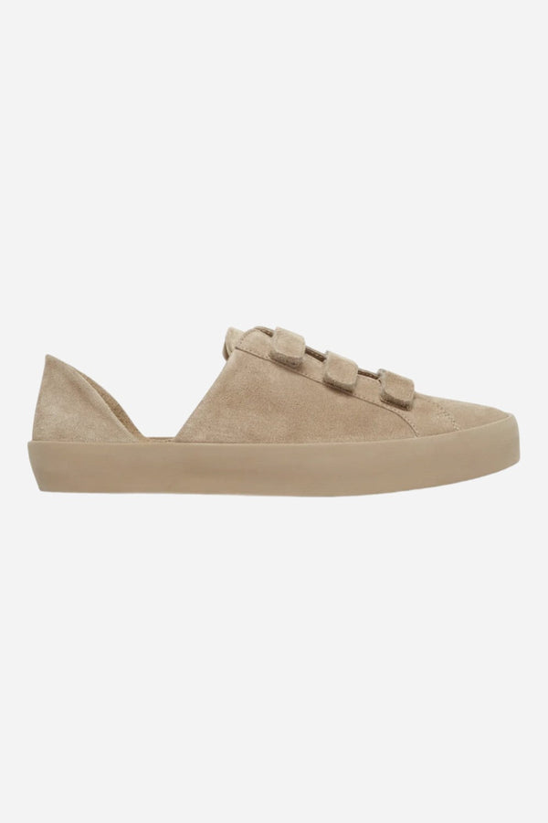Freda Salvador Libby Strap D'orsay Sneakers in Stucco Suede