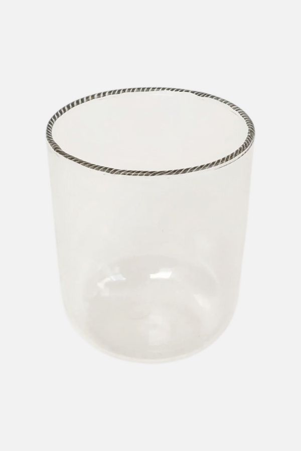 Fredericks & Mae Striped Rim Glasses in Clear
