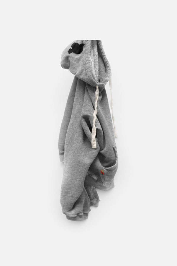 Free City Basicgoodness Light-Terry Hoodie in Heatheryumm