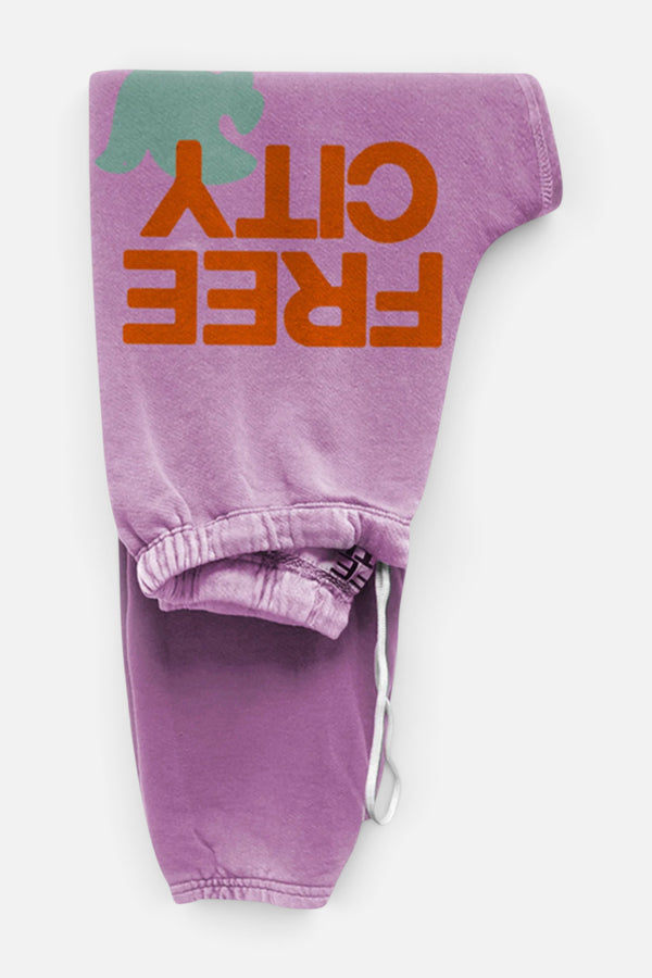 Free City Large Sweatpant in Pinkshroom