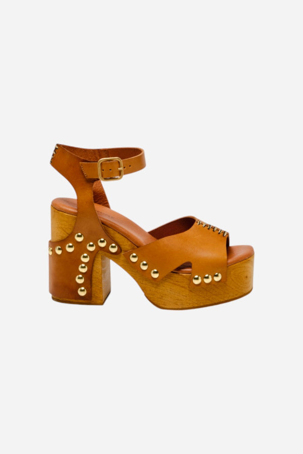 Free People Cecily Clog In Luggage