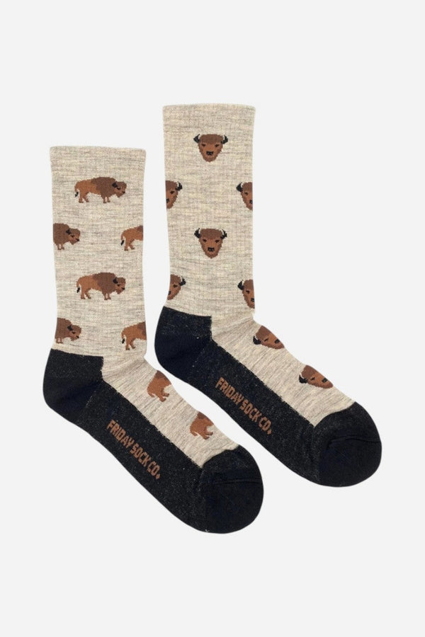 Friday Sock Co. Merino Wool Bison
