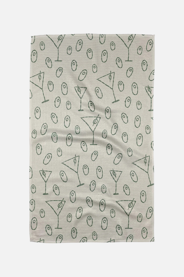 Geometry Towel Dirty Martini