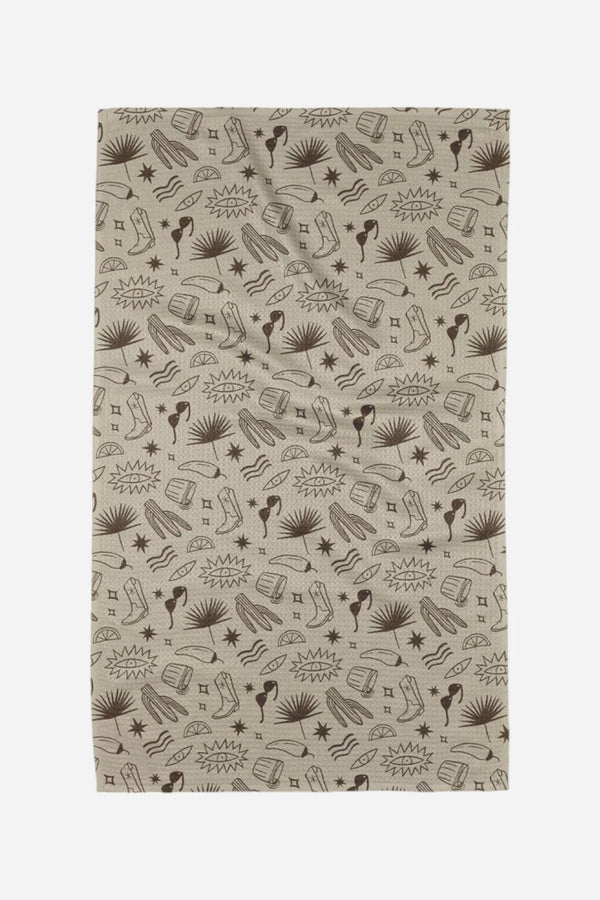 Geometry Towels Bonfire Nights Tea Towel