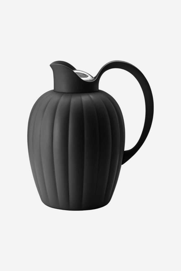 Georg Jensen Bernadotte Thermo Jug in Midnight Black