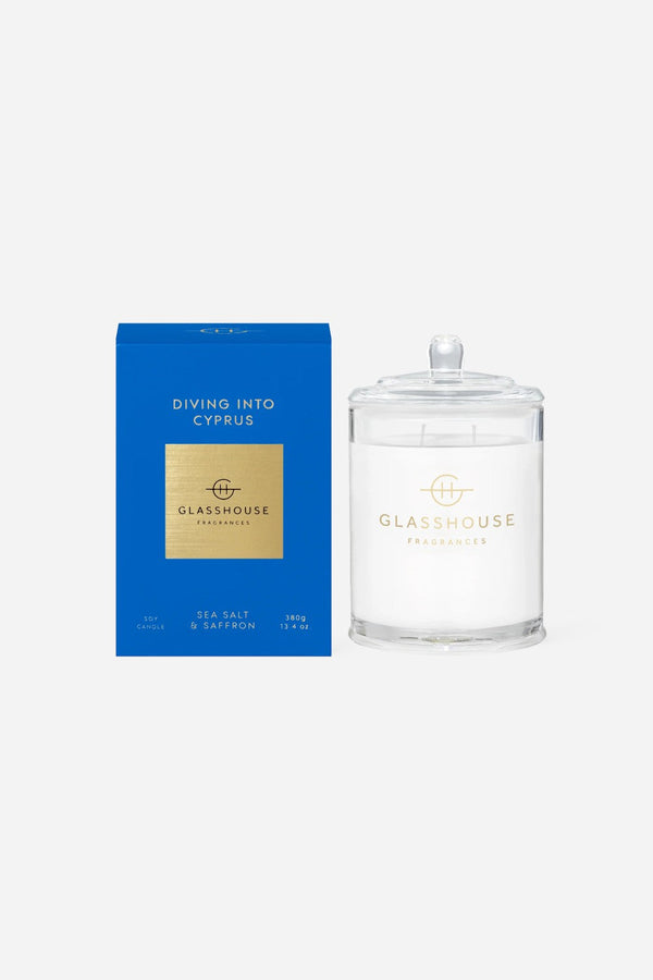 Glasshouse Diving Into Cyprus Candle