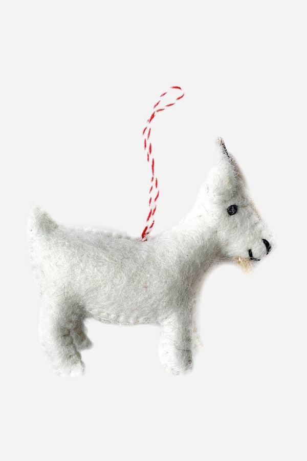 Goat Felt Wool Ornament