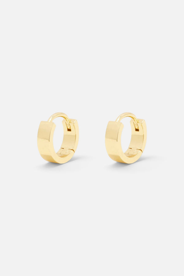 Gorjana Rose Huggies Earrings in Gold