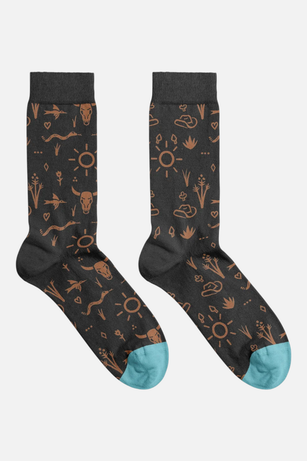 Grasslands Western Socks
