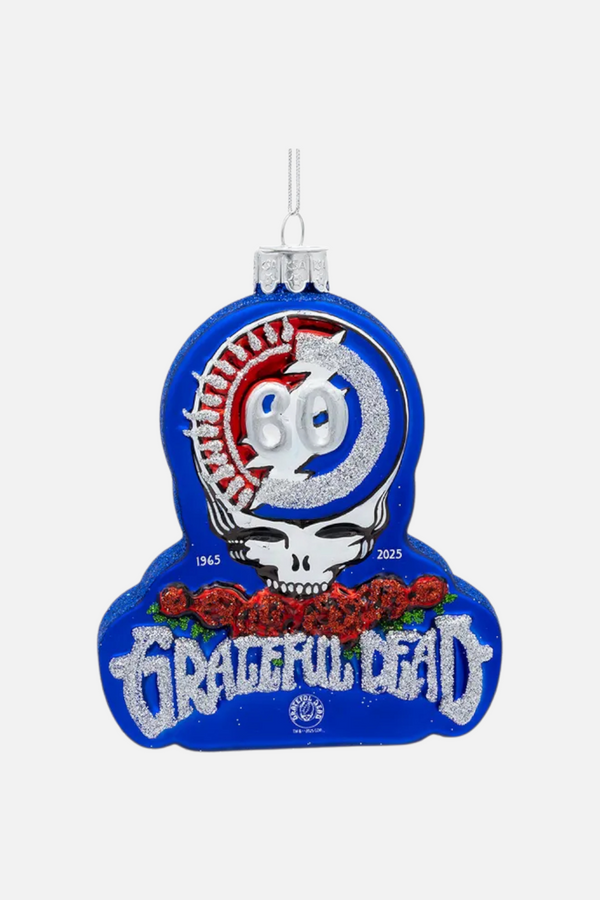 Grateful Dead 60th Anniversary Glass Ornament