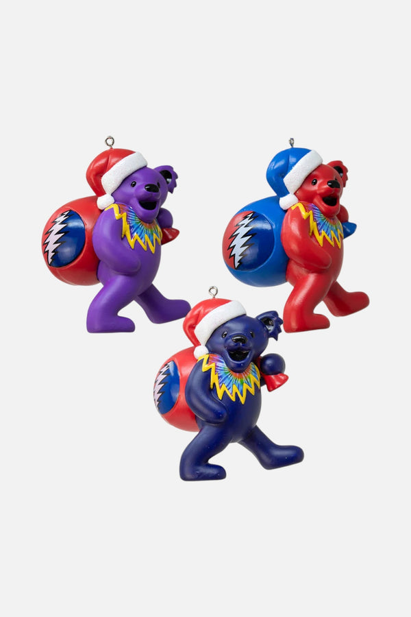 Grateful Dead Bear with Bag Ornament