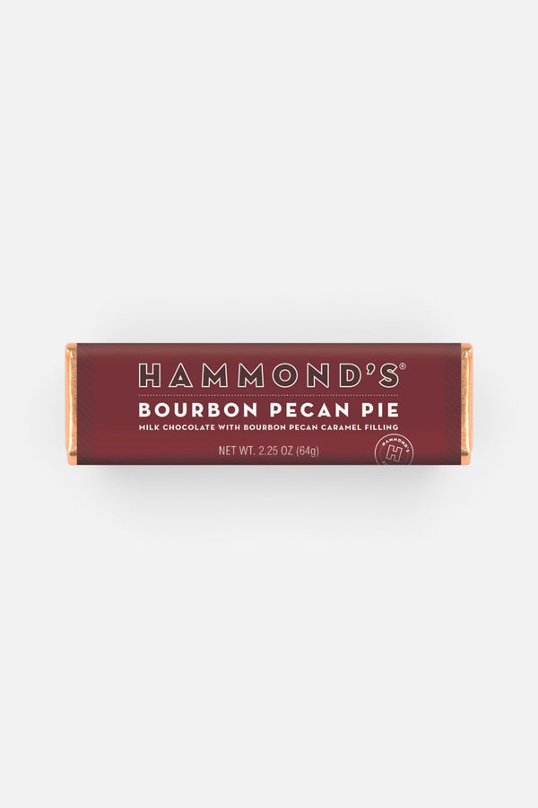 Hammond Candies Bourbon Pecan Pie Milk Chocolate Bar