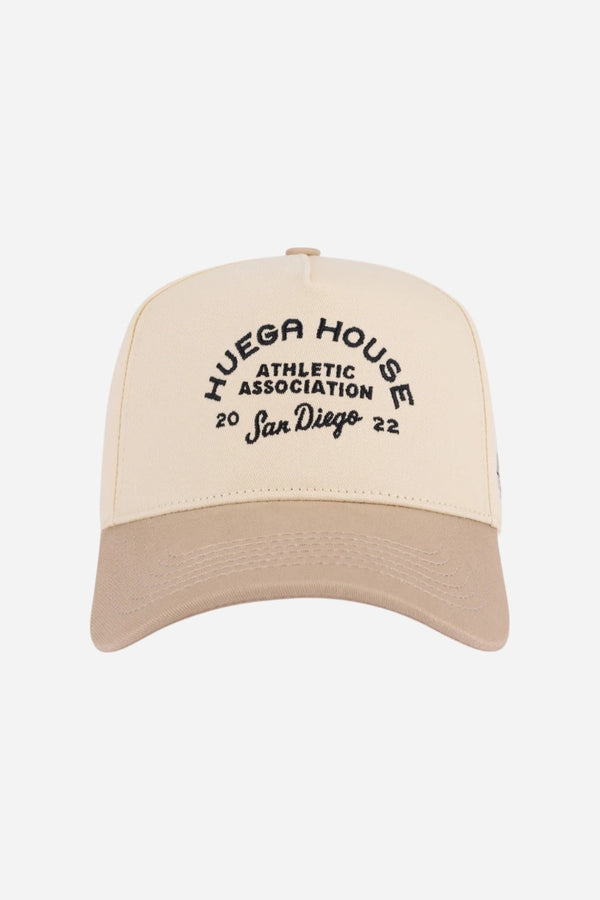 Huega House Athletic Association | Khaki & Natural Hat