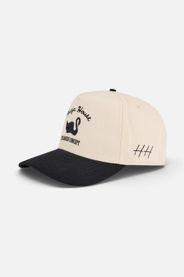 Huega House Vintage Swan | Black & Natural