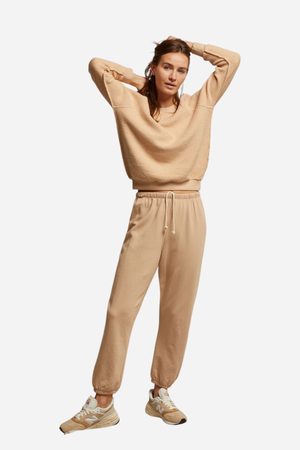 Ziggy Pant White & Sand