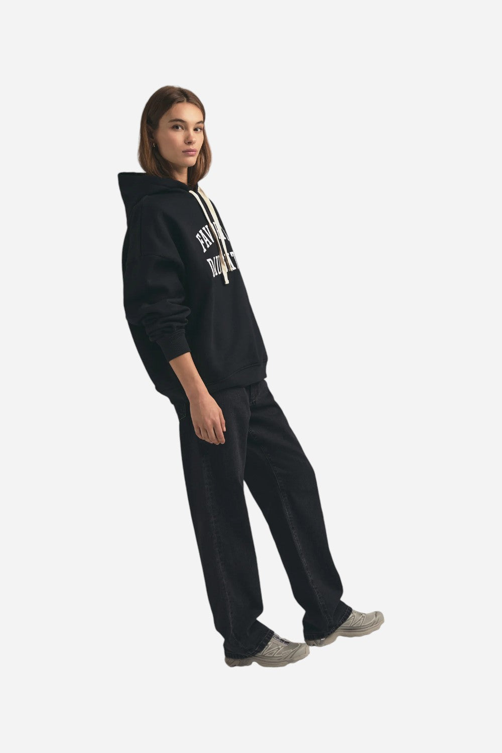 Favorite Daughter Collegiate Hoodie Black