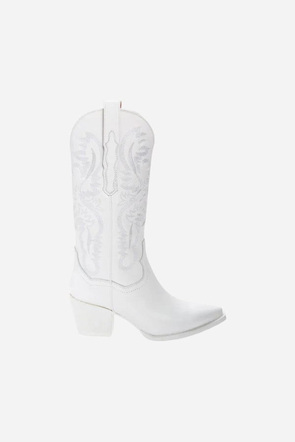 Jeffrey Campbell Dagget Boot In White Combo