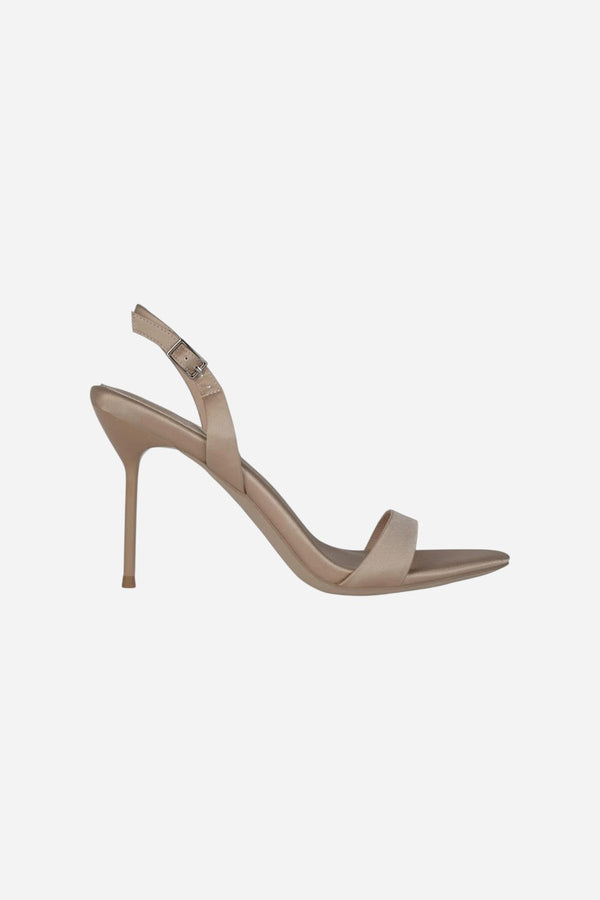 Jeffrey Campbell Go-Getter in Champagne Satin