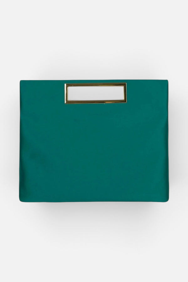 Jeffrey Campbell To-Go in Turquoise Satin
