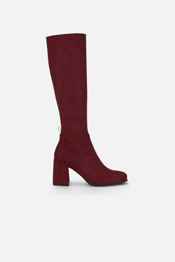 Jeffrey Campbell Women's Hotlava-K2 Boot in Wine Suede