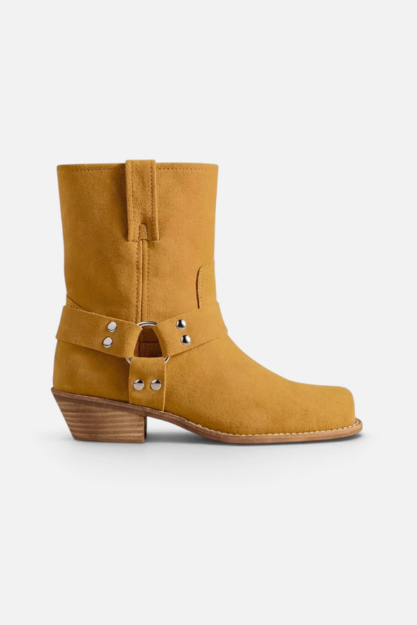 Jeffrey Campbell Women's Waylon Boot in Camel Suede